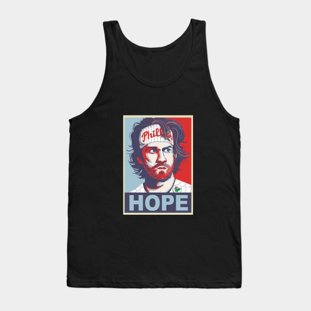 Phillies Hope Tank Top by Tom Stiglich Cartoons